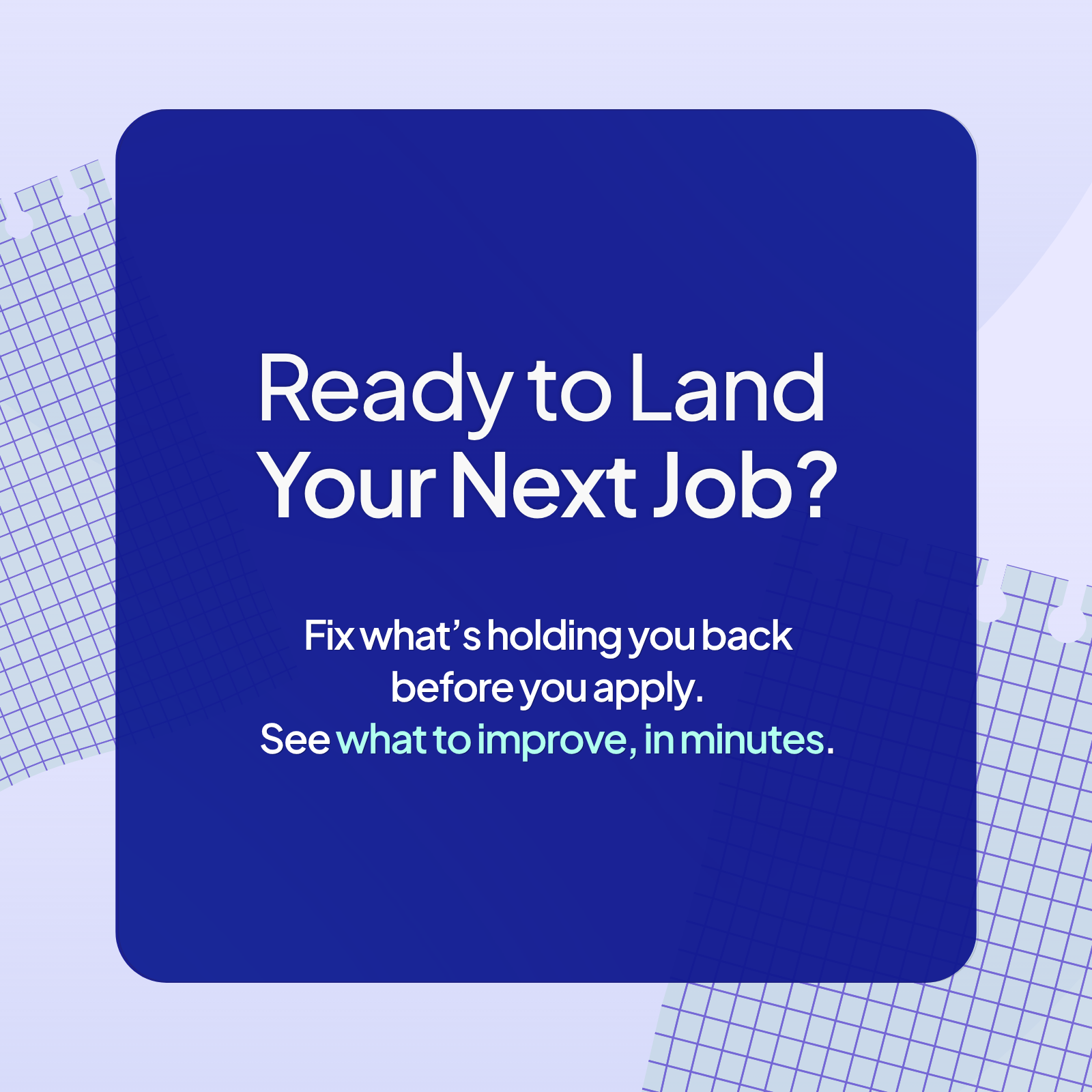 Career tests hero image