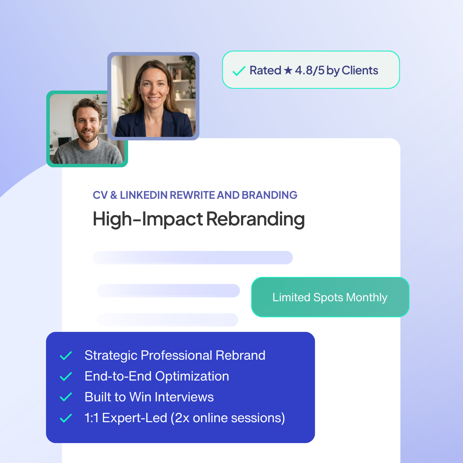 CV and LinkedIn rewrite workflow preview
