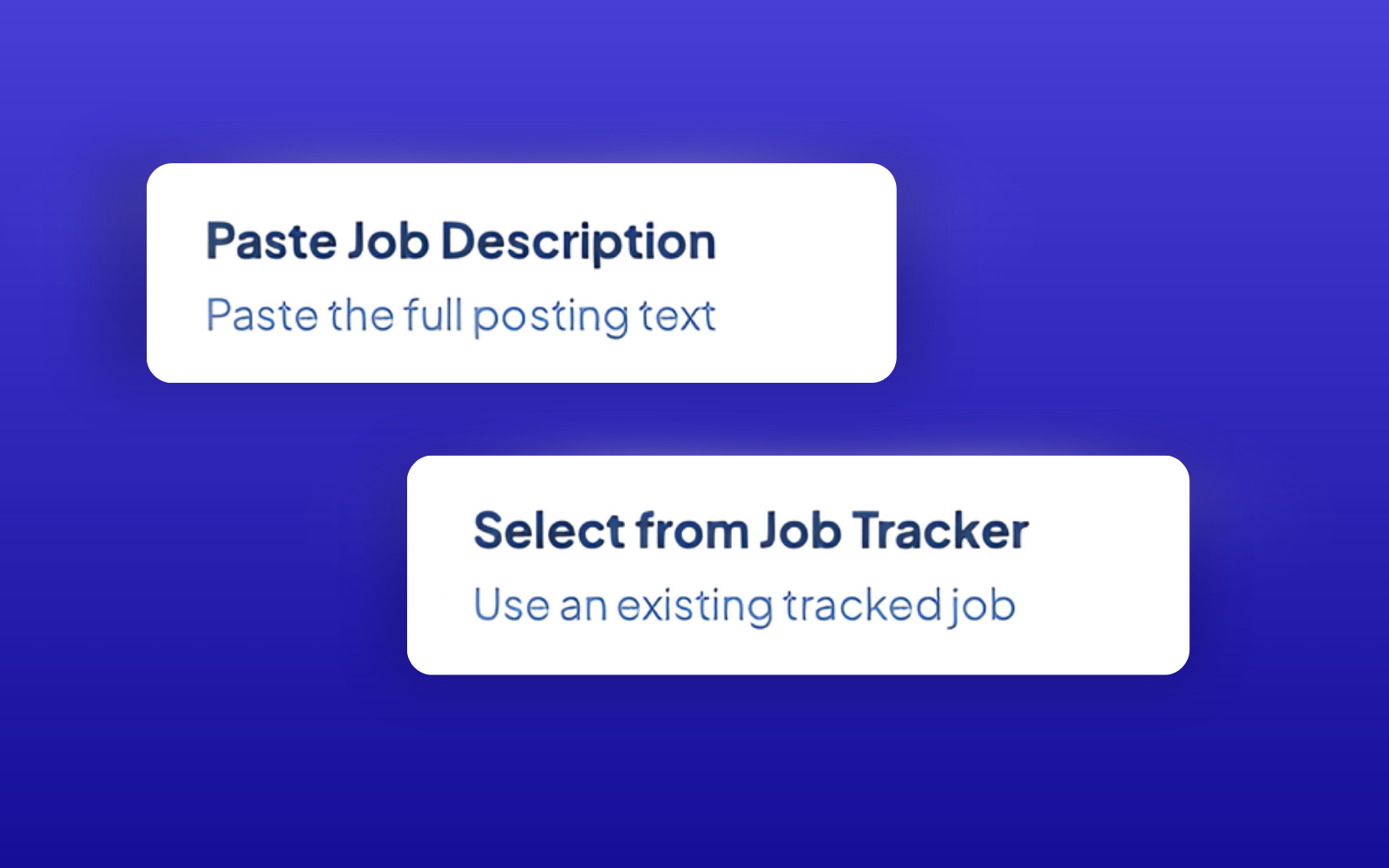 Job posting analysis screen